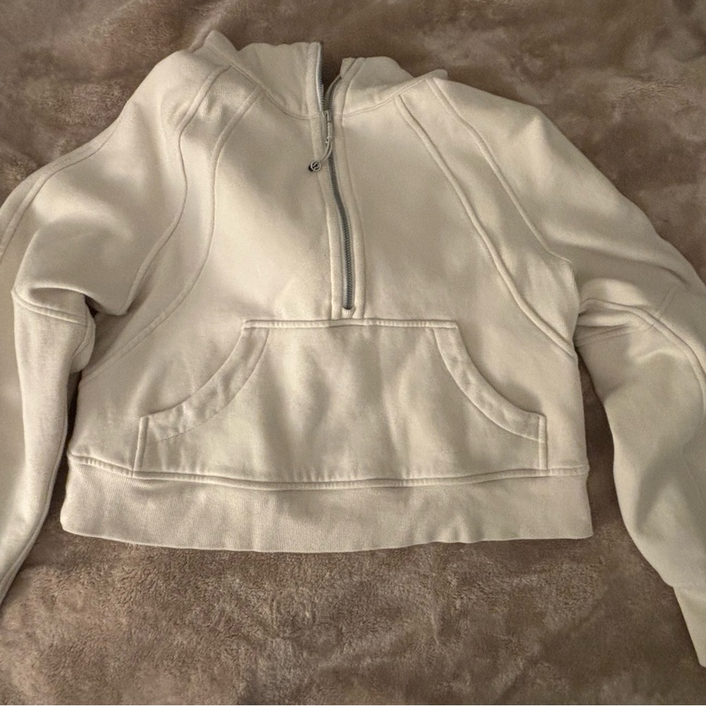 SOLD Lululemon oversized scuba half zip hoodie
